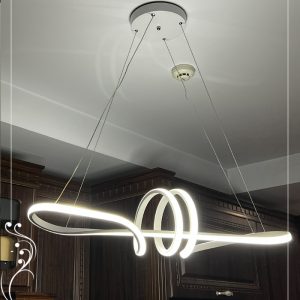 لوستر مدرن شکلاتی یکطرف نور