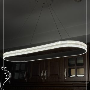 لوستر مدرن بیضی پهن